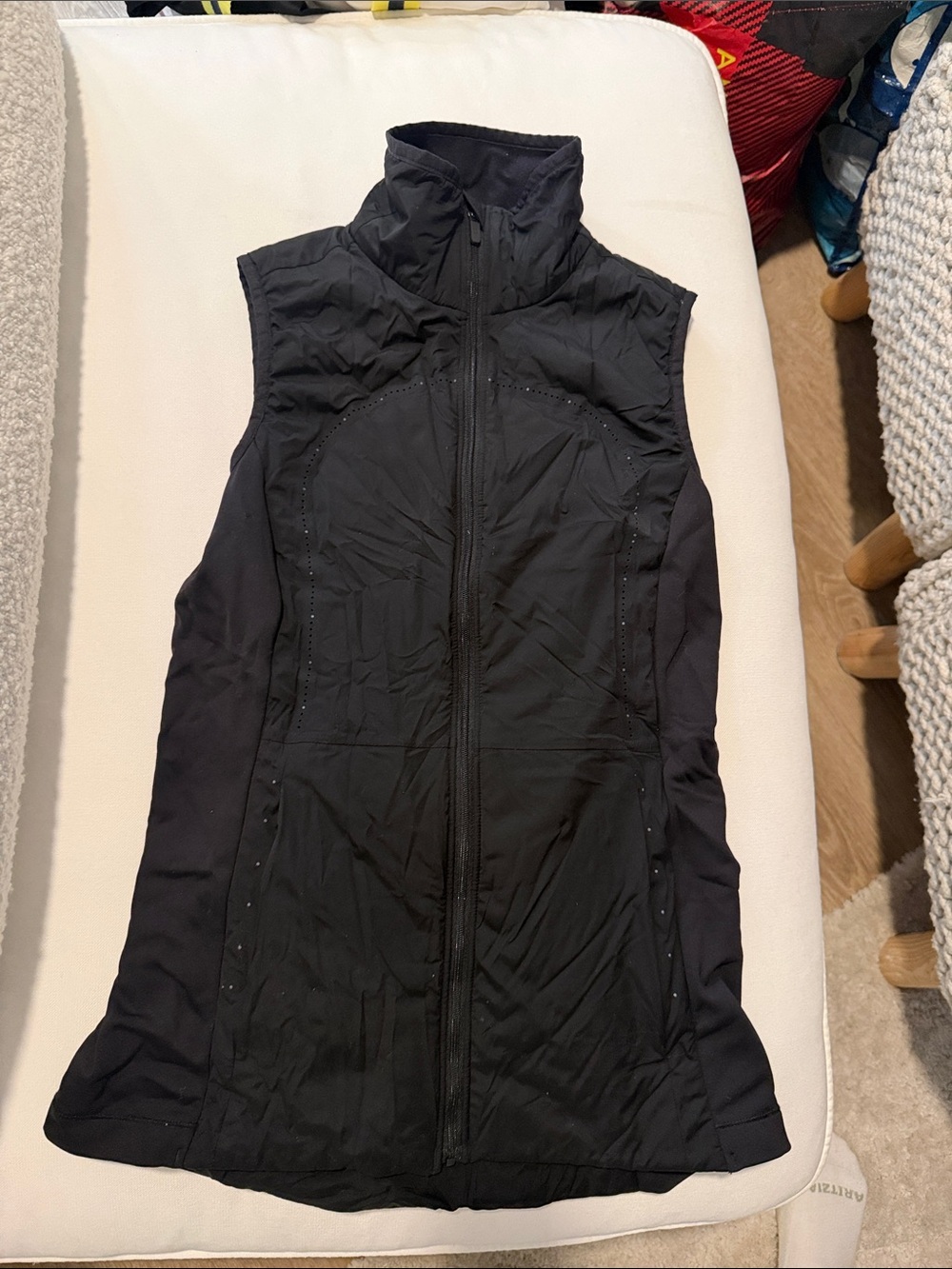 Lululemon Down for It All Vest Black Quilted Vest